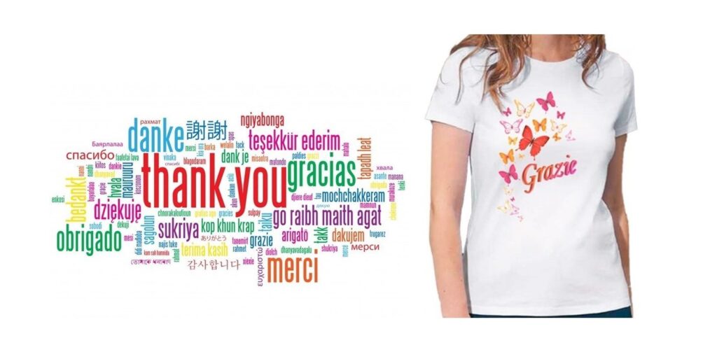 Una maglietta che parla da sé